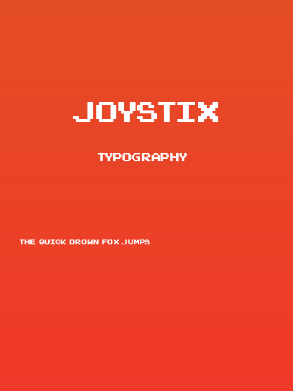 Joystix Poster