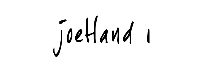 joeHand 1  Fuentes Gratis Descargar