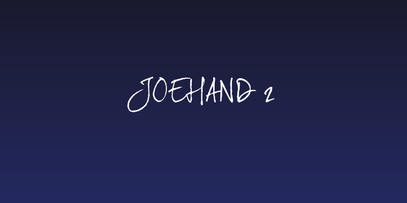 joeHand 2 Social Header
