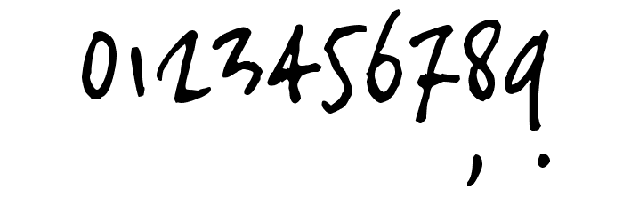 joeHand 3 Font OTHER CHARS