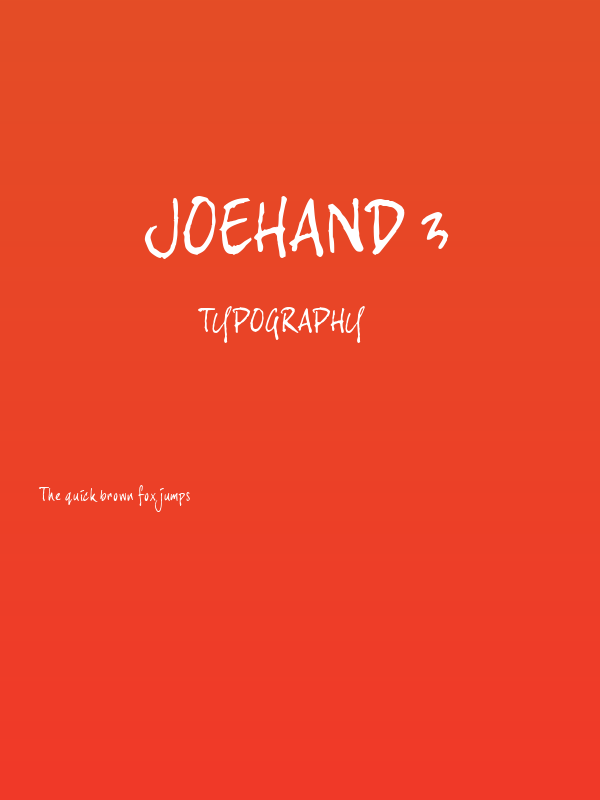 joeHand 3 Poster