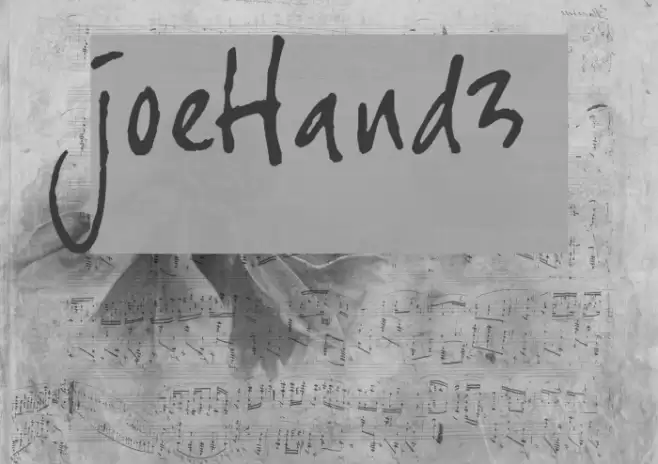 joeHand3 Font examples