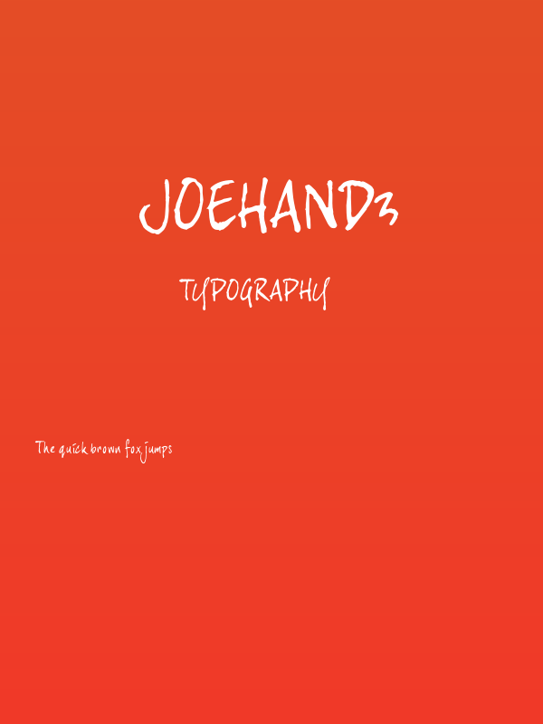 joeHand3 Poster