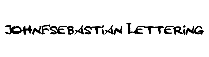 johnFsebastian Lettering  フリーフォントのダウンロード