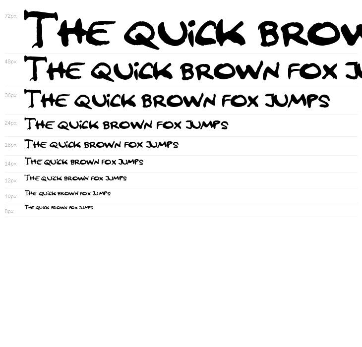 johnFsebastian Lettering Waterfall