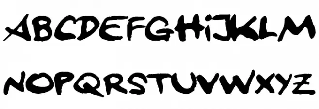 johnFsebastian Lettering फ़ॉन्ट लोअरकेस