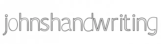 johnshandwriting  免费字体下载