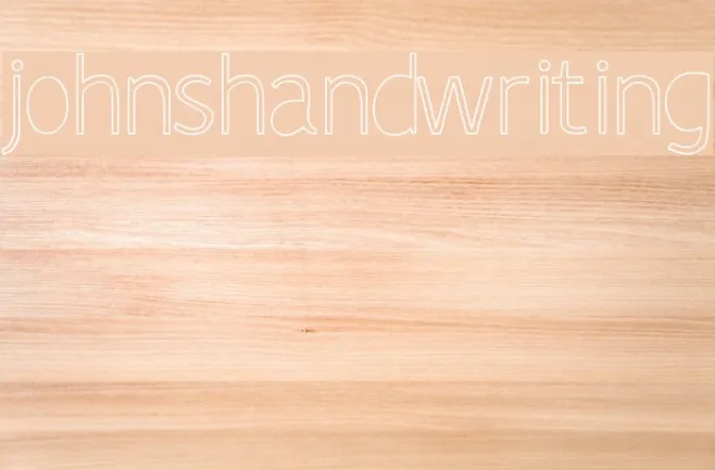 johnshandwriting Example 3