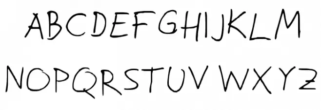 joksovi papci Medium Font UPPERCASE