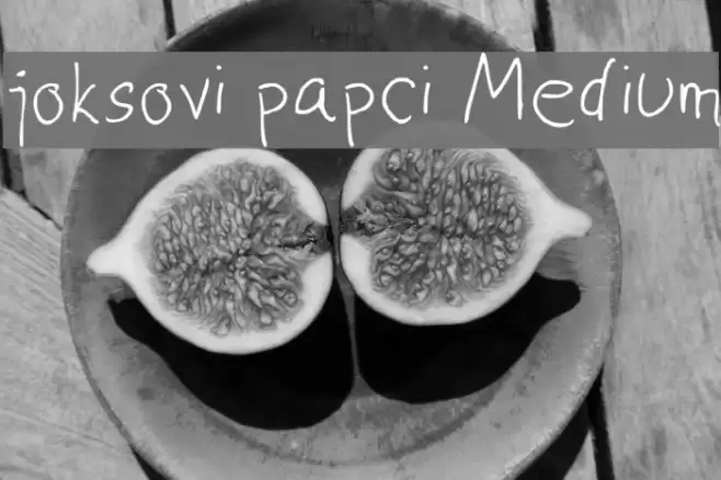 joksovi papci Medium Font examples