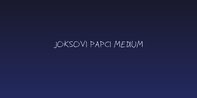 joksovi papci Medium Social Header