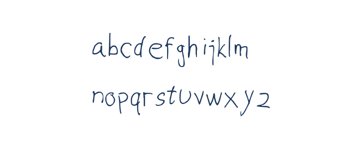 joksovi papci Medium Lowercase