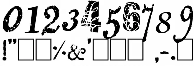 jolotte Font OTHER CHARS