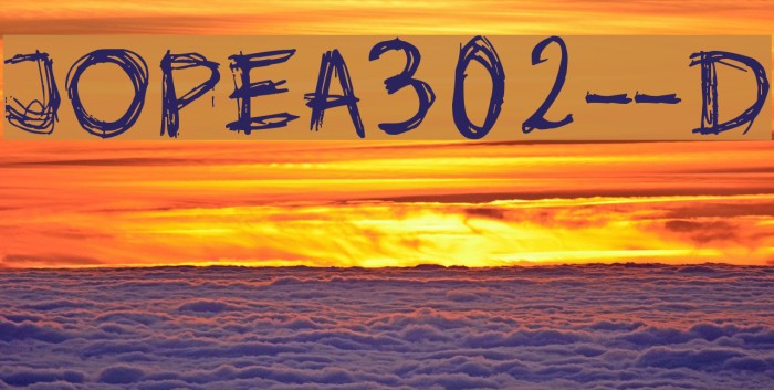 jopea302--D Font examples