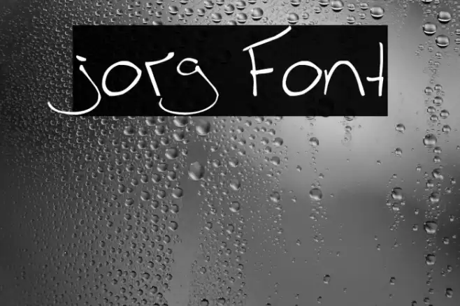 jorg Caratteri examples