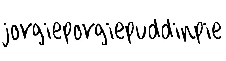 jorgieporgiepuddinpie  Descarca Fonturi Gratis