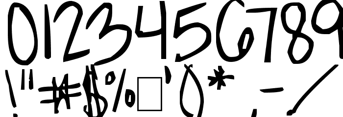 jorgieporgiepuddinpie Font OTHER CHARS