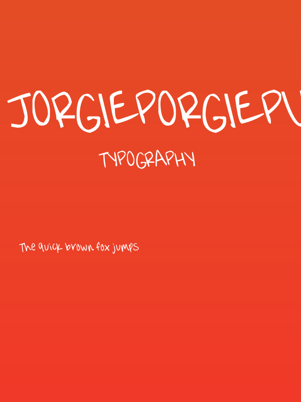 jorgieporgiepuddinpie Poster