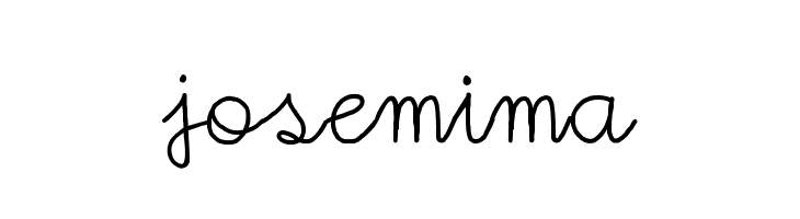 josemima  免费字体下载