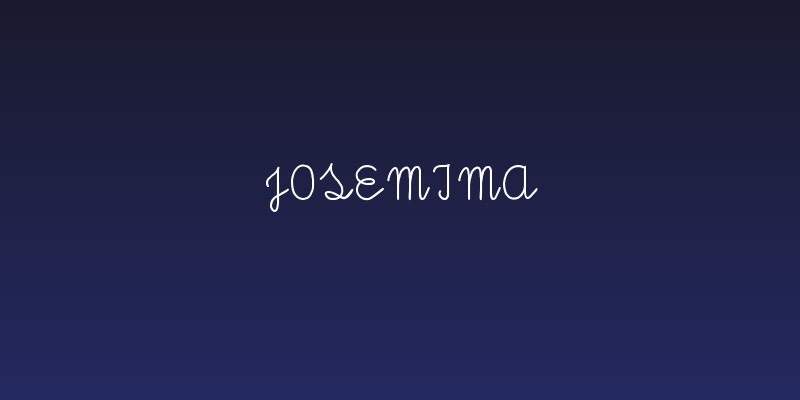 josemima Social Header