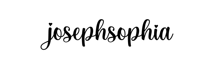 josephsophia  フリーフォントのダウンロード