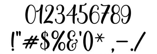 josephsophia フォント その他の文字