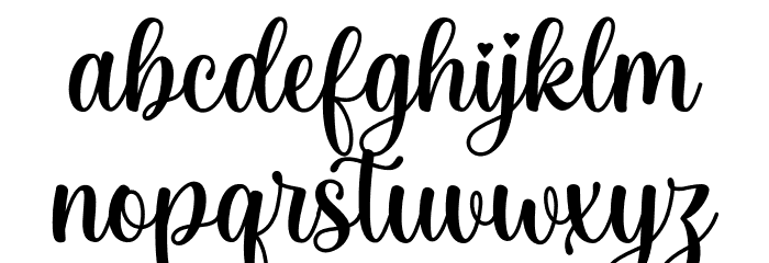 josephsophia フォント 小文字