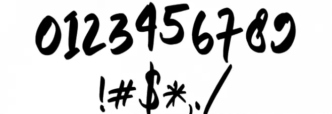 journey-Regular Font OTHER CHARS