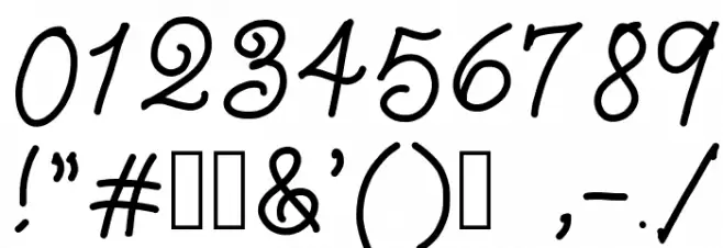 joxigraf Font OTHER CHARS