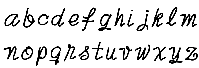 joxigraf Font LOWERCASE