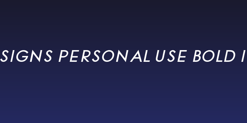 JP Designs Personal Use Bold Italic Social Header