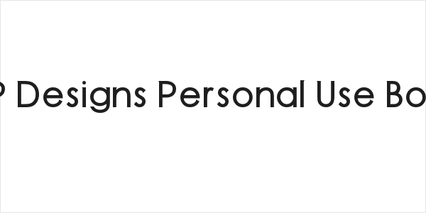 JP Designs Personal Use Bold Logo