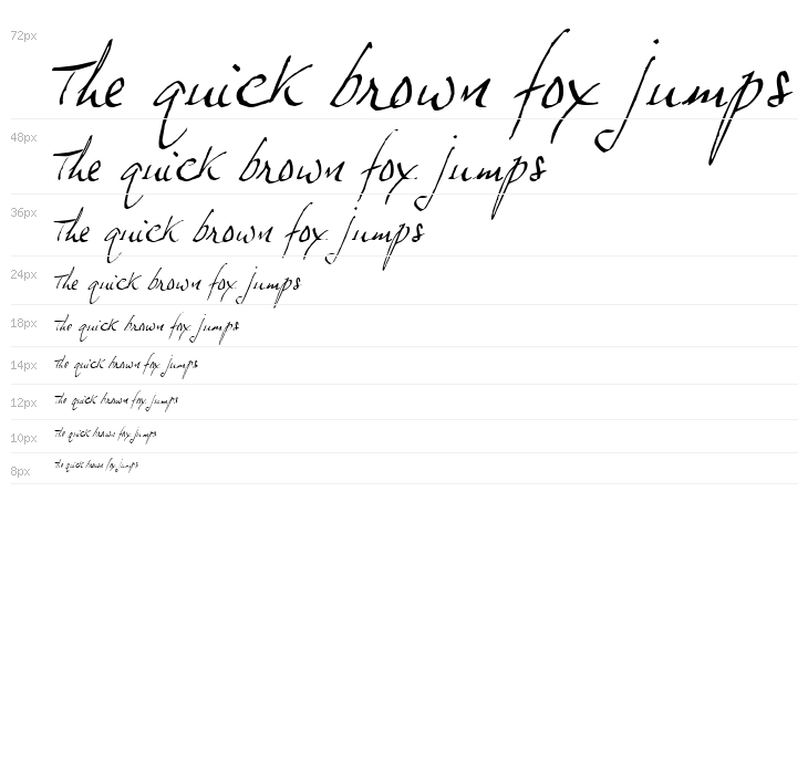 JP Hand Slanted Waterfall