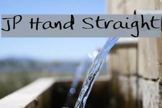JP Hand Straight Example 1