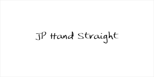 JP Hand Straight Logo