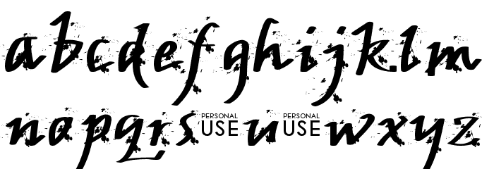 JP Urbaam DEMO Grunge Font LOWERCASE
