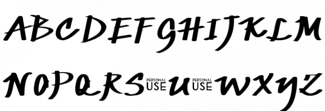 JP Urbaam DEMO 字体 大写