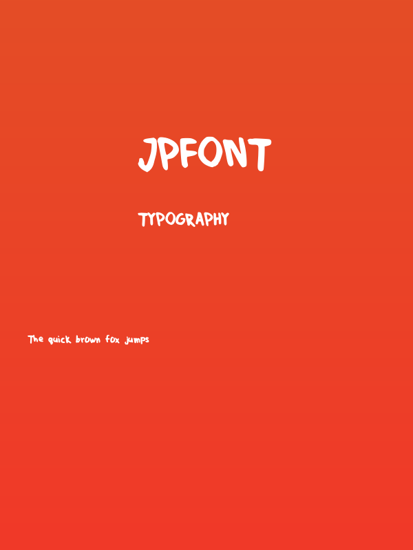 JPfont Poster