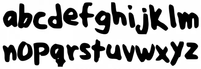 JPfont Caratteri MINUSCOLO