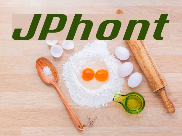 JPhont Font examples