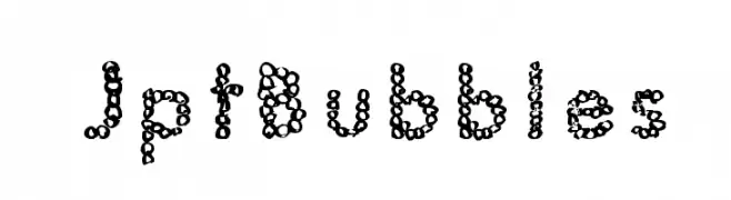 JptBubbles  Fuentes Gratis Descargar