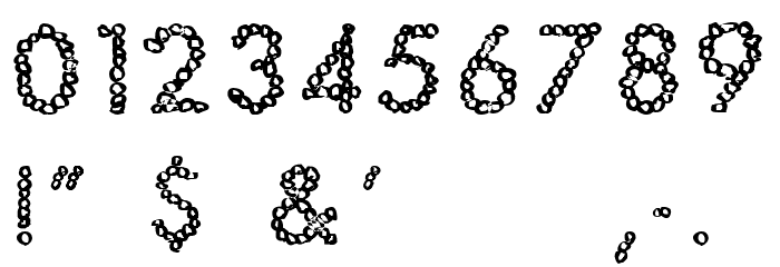 JptBubbles Font OTHER CHARS
