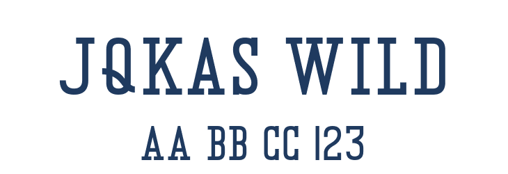 JQKAs Wild Font Preview