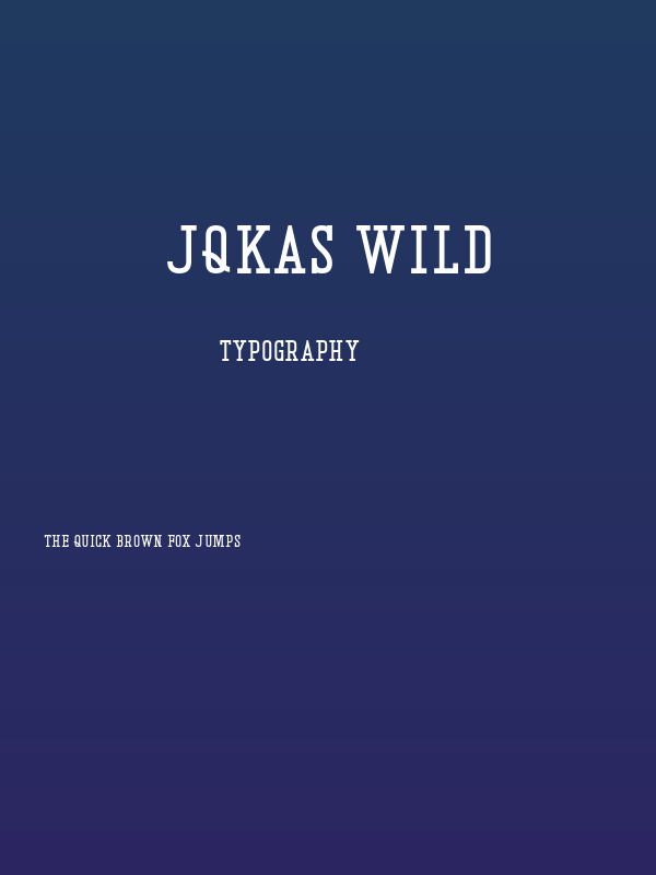 JQKAs Wild Poster