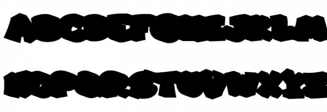 Jraot Extrude Extrude Caratteri MINUSCOLO