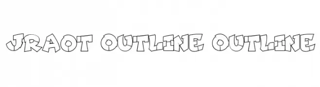 Jraot Outline Outline フォント