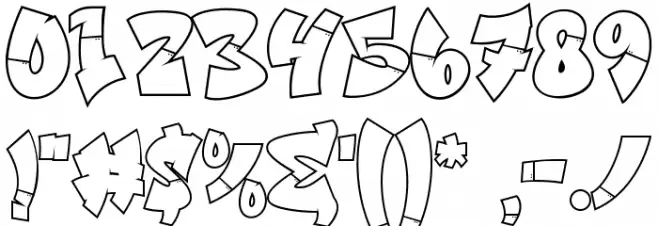 Jraot Outline Outline フォント その他の文字