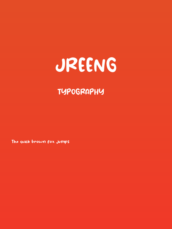 Jreeng Poster