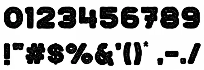 Jreng Stamp Font OTHER CHARS