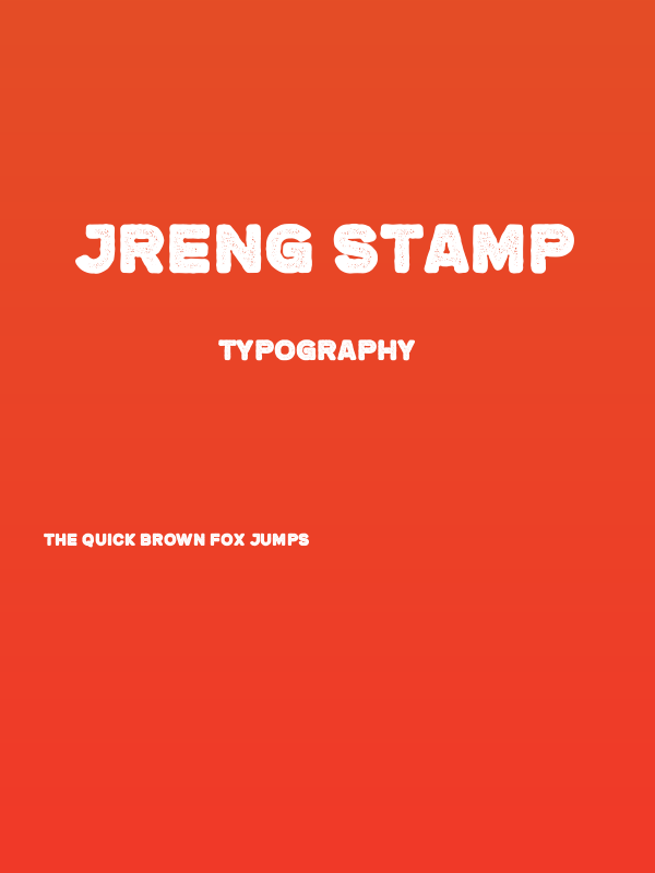 Jreng Stamp Poster